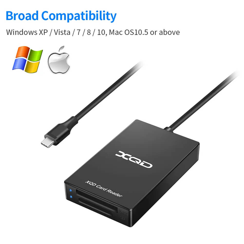 Promotion Wholesale Portable SD Card Reader USB 3.0 To Flash Memory XQD Card Reader for Windows/Mac Plug And Play Usb 3.0 SD XQD Reader