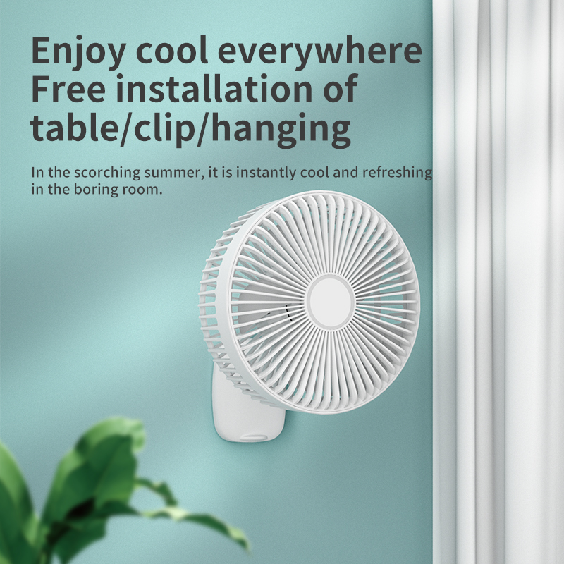 Convertible Desk Clip Table Fan Folding And Charging Fan Rechargeable Foldable Fan