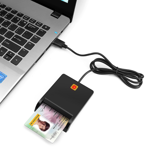  Hote sale ISO 7816 Memory ATM Micro USB Sim Card Reader Best Seller Smart Card Reader for 2020