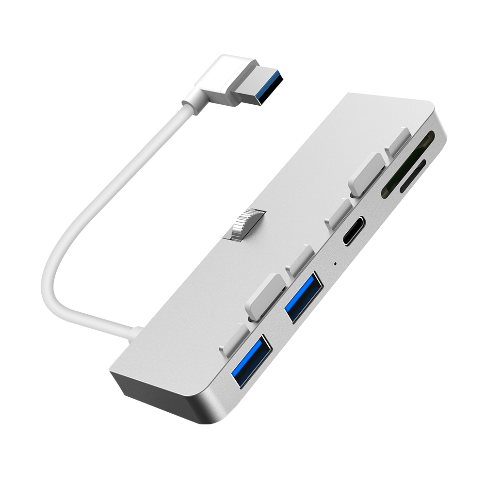 5 In 1 Usb Hub Multiport for Imac with Card Reader SD And TF And Type C Port Docking Adapter USB HUB