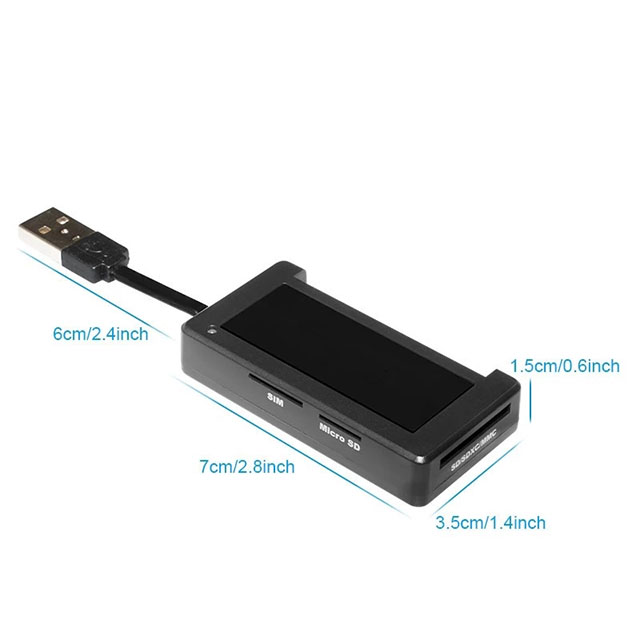 Hot Sale USB 3.0 Smart Card Reader Writer ID/Sim card reader