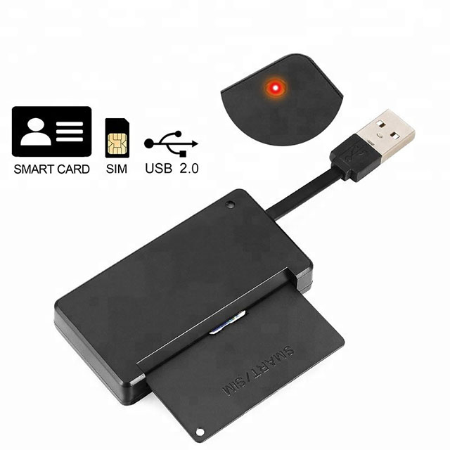 Fashionable USB Common Smart SIM card adapter for ISO 7816 Card
