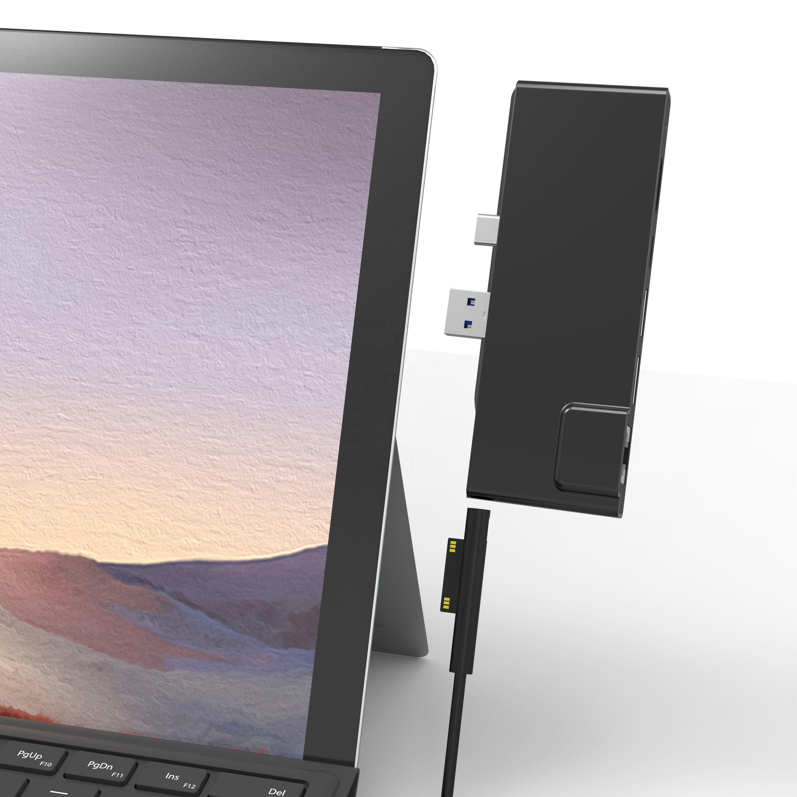 Surface Pro Series USB 3.0 Converter USB Hub SD / TF Card Reader Type C Surface Pro7 Docking Station