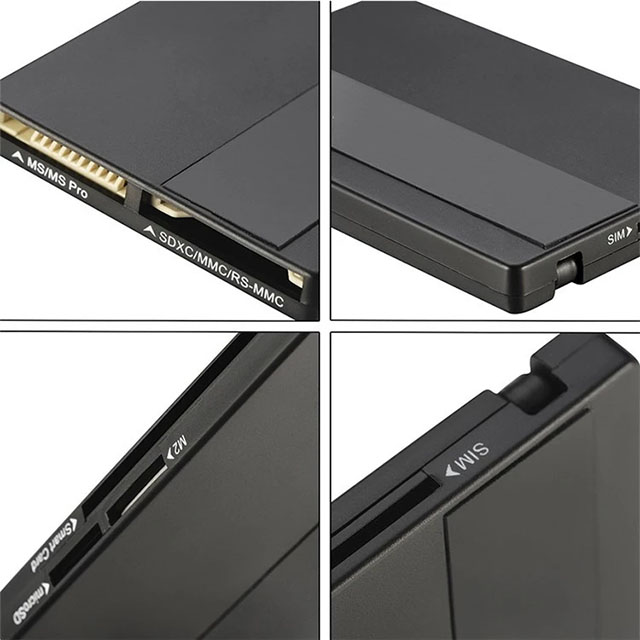  Multi-Function USB2.0 Sim Card Adapter & Memory Card reader