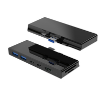 Factory OEM Type C Hub Surface Pro7 Dock with SD TF Card Reader 