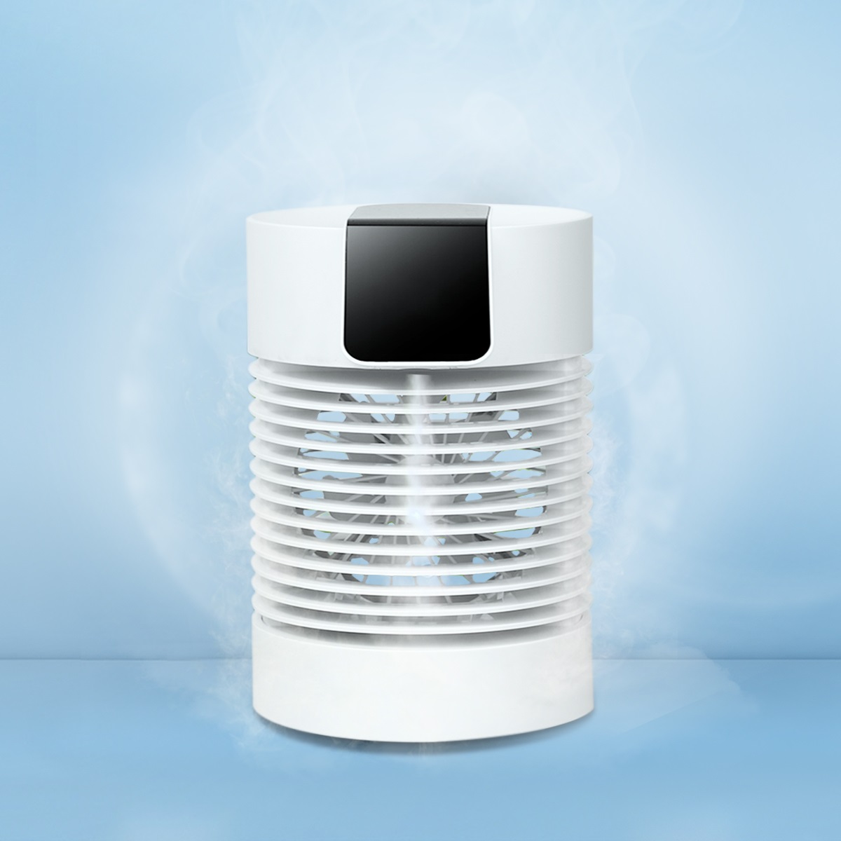 Ultrasound Water Air Conditioner Fans Mini Portable Rechargeable Desk Fan Spray Humidifier Misting Air Mist Conditioner Cooling Table Fans 