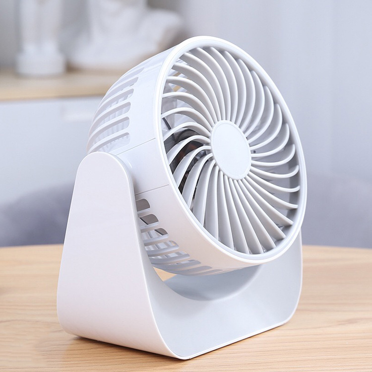 Powered by USB Strong Wind Quiet Operation Small USB Desk Fan 3 Speeds Portable Desktop Personal Table Cooling Fan